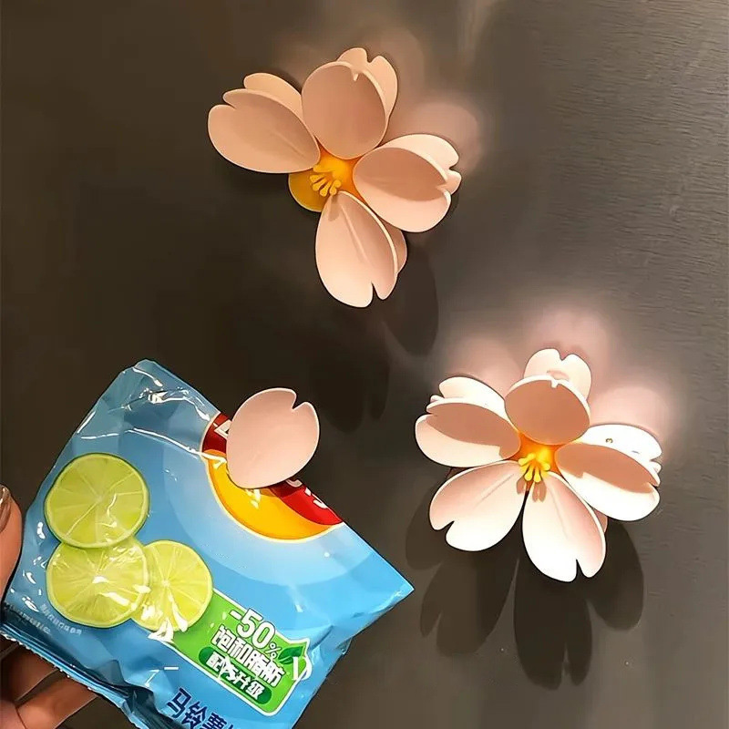 Sakura Magnetic Clip Creative  - Food Storage Of Plants ulasan dan harga