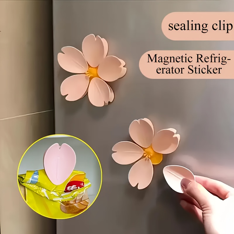 Sakura Magnetic Clip Creative  - Food Storage Of Plants ulasan dan harga