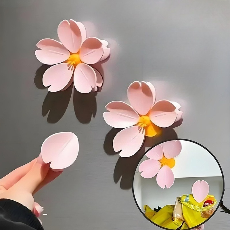 Sakura Magnetic Clip Creative  - Food Storage Of Plants ulasan dan harga
