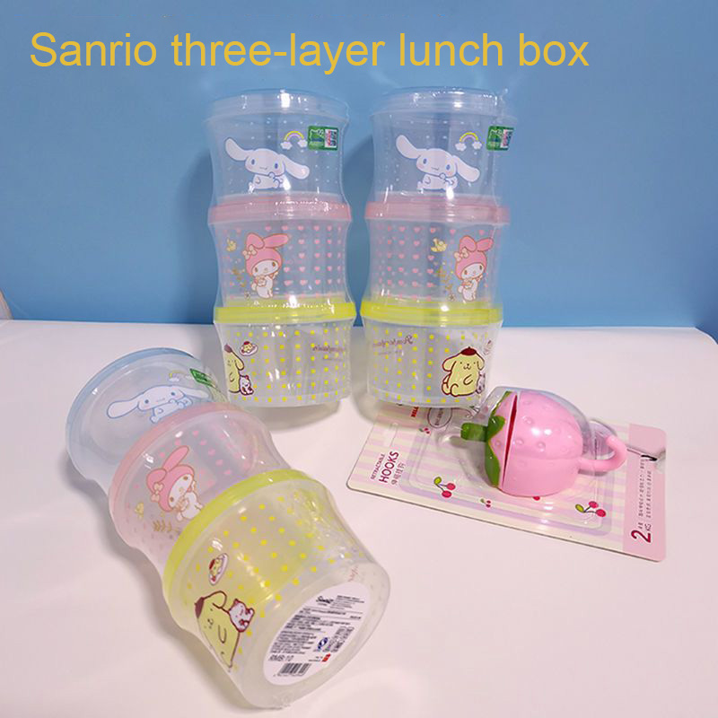 Kitty Bento Box Set 3 Pieces C - Food Storage Kits ulasan dan harga