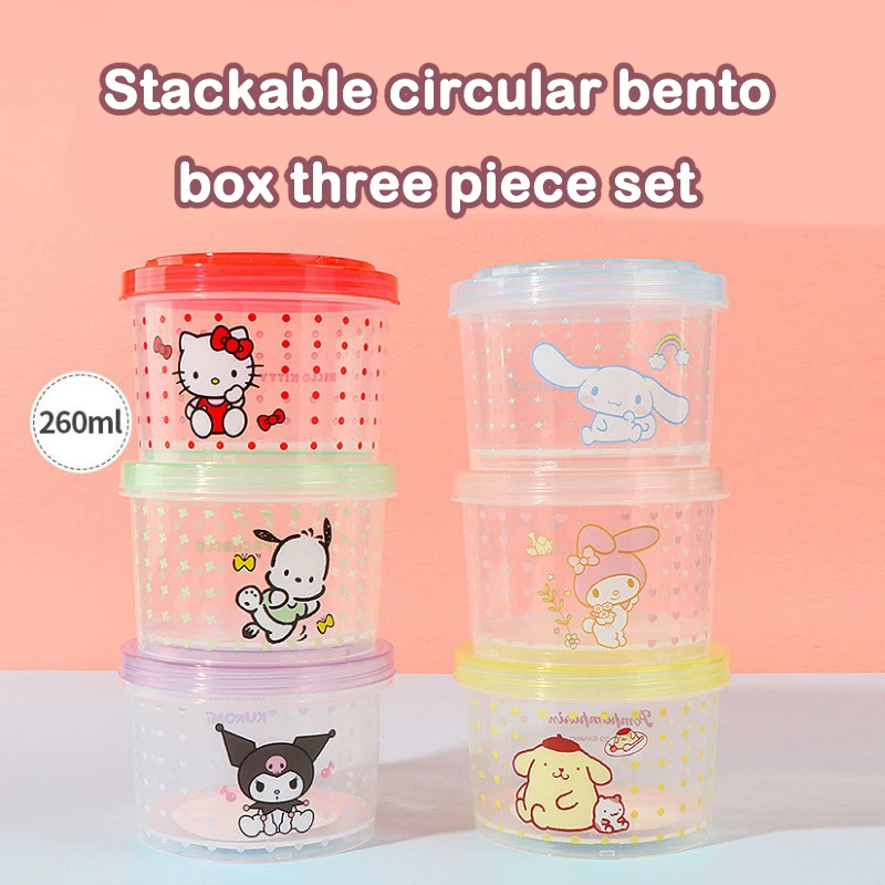 Kitty Bento Box Set 3 Pieces C - Food Storage Kits ulasan dan harga